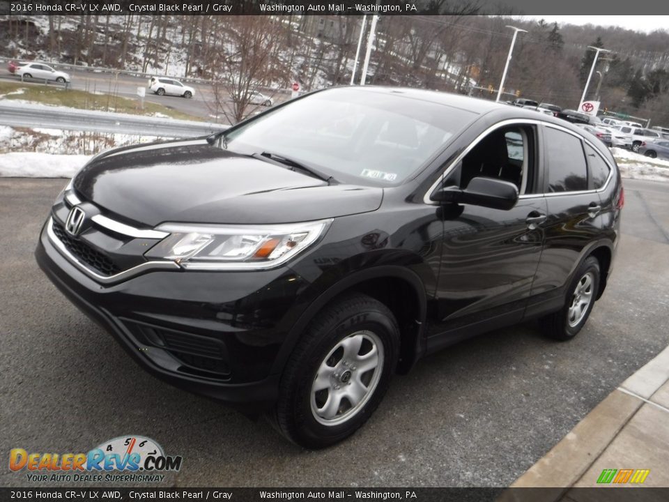 2016 Honda CR-V LX AWD Crystal Black Pearl / Gray Photo #9