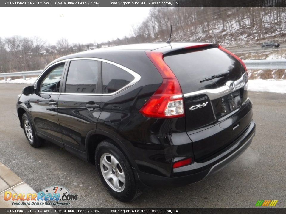 2016 Honda CR-V LX AWD Crystal Black Pearl / Gray Photo #11