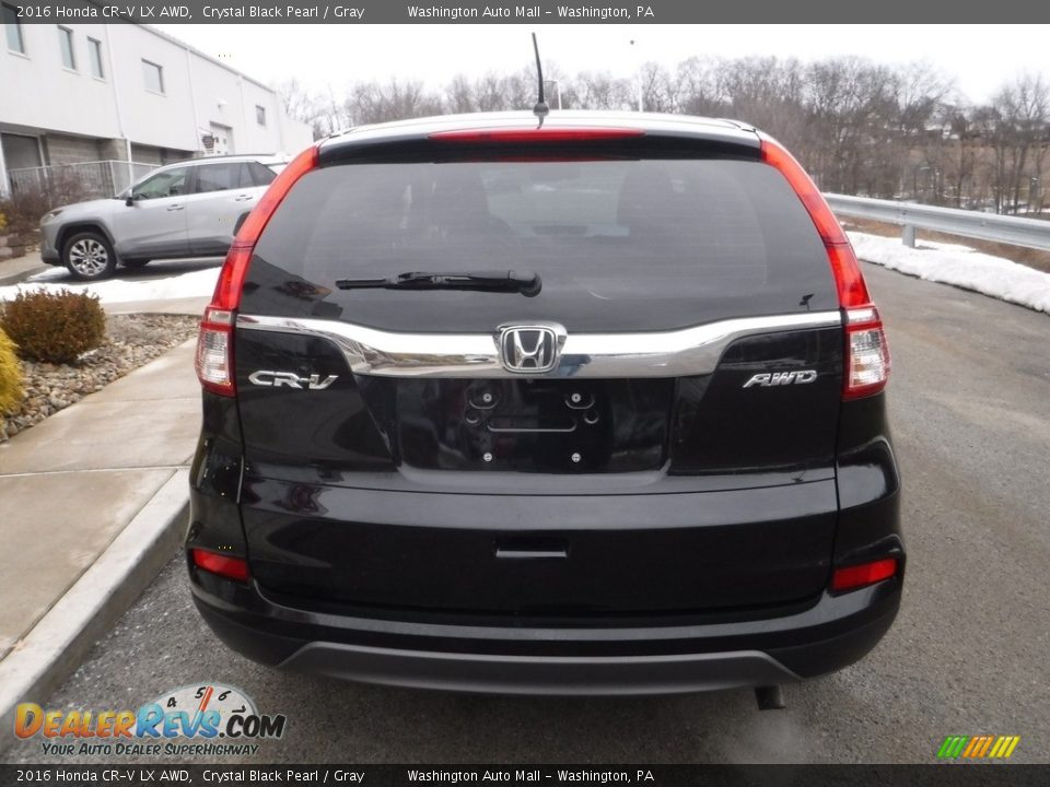 2016 Honda CR-V LX AWD Crystal Black Pearl / Gray Photo #12