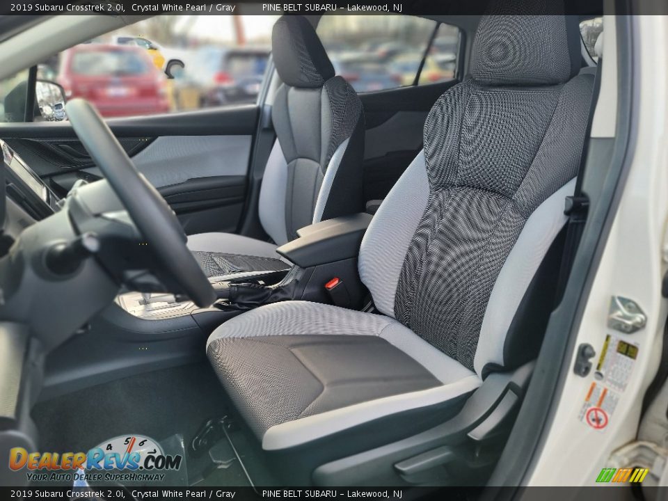 2019 Subaru Crosstrek 2.0i Crystal White Pearl / Gray Photo #29