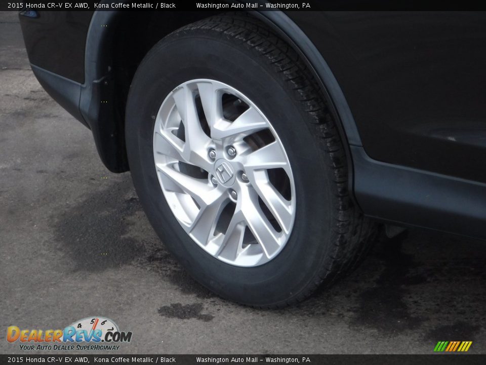 2015 Honda CR-V EX AWD Kona Coffee Metallic / Black Photo #3