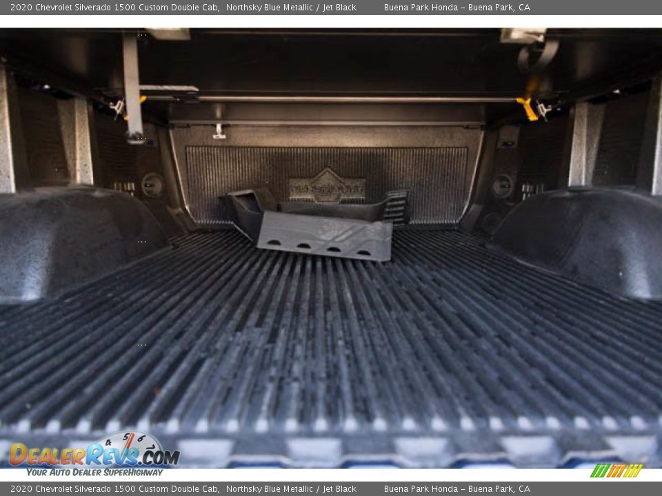 2020 Chevrolet Silverado 1500 Custom Double Cab Northsky Blue Metallic / Jet Black Photo #20