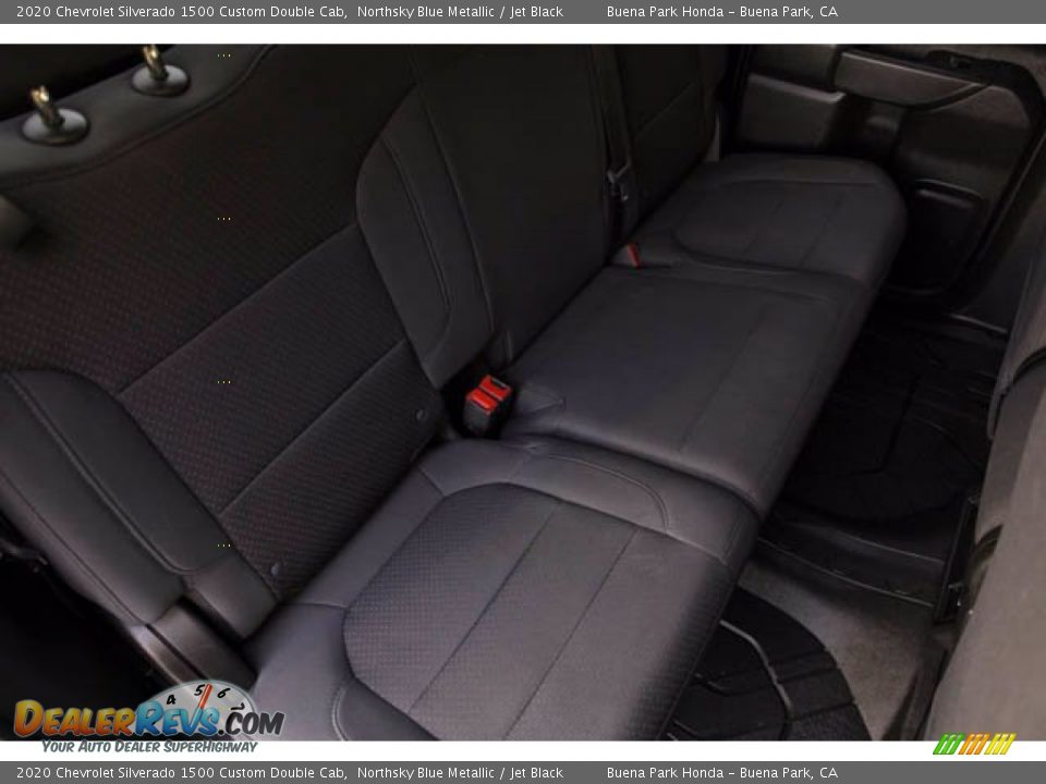 2020 Chevrolet Silverado 1500 Custom Double Cab Northsky Blue Metallic / Jet Black Photo #22