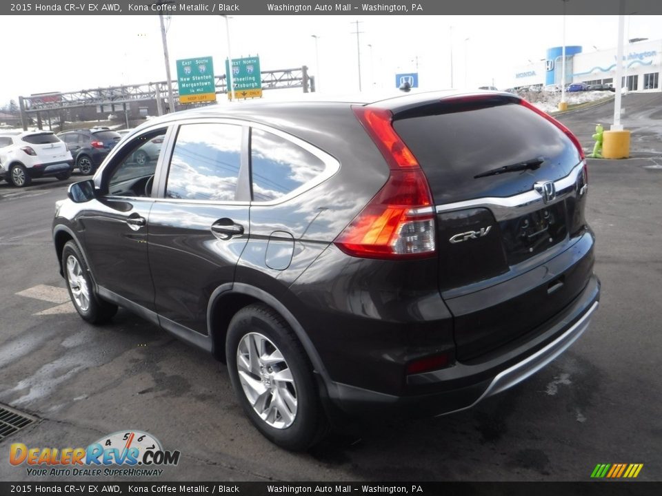 2015 Honda CR-V EX AWD Kona Coffee Metallic / Black Photo #8