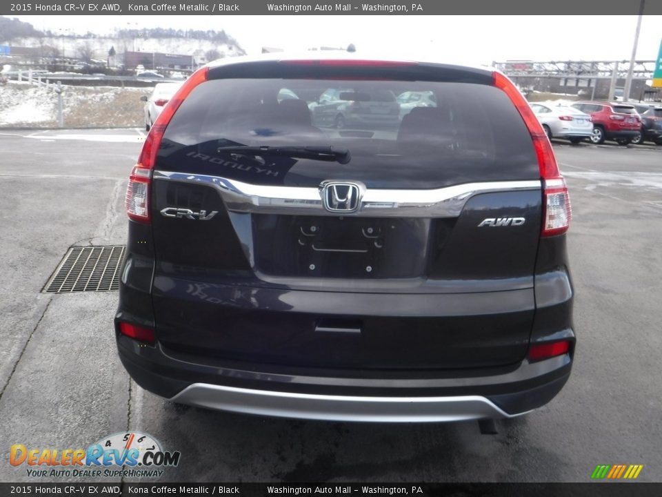 2015 Honda CR-V EX AWD Kona Coffee Metallic / Black Photo #9