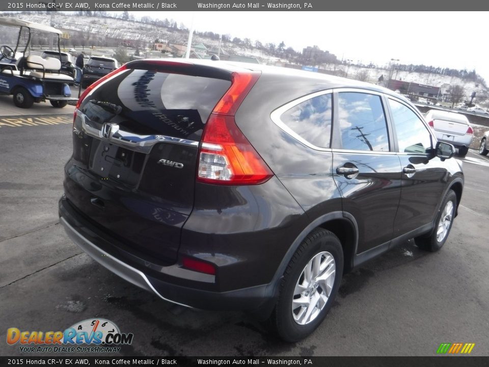 2015 Honda CR-V EX AWD Kona Coffee Metallic / Black Photo #10