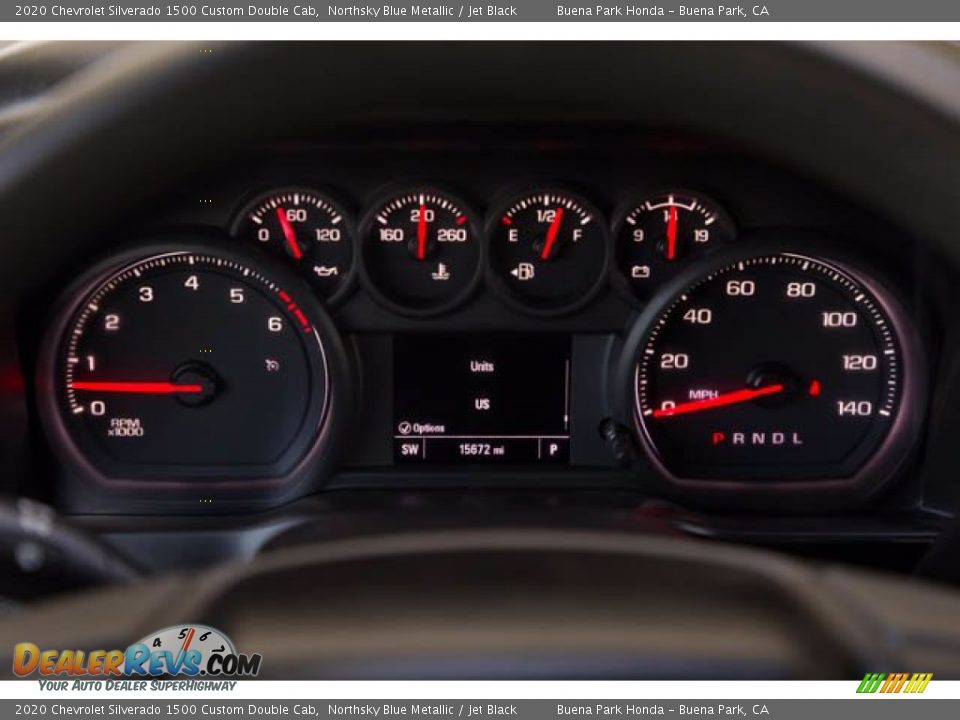 2020 Chevrolet Silverado 1500 Custom Double Cab Gauges Photo #27