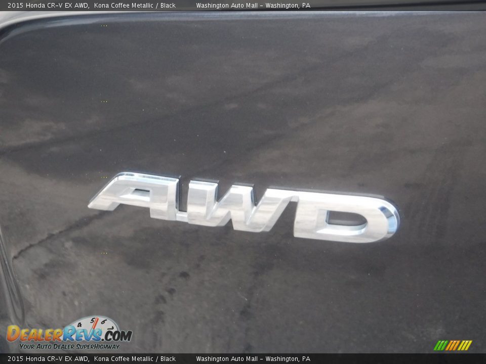 2015 Honda CR-V EX AWD Kona Coffee Metallic / Black Photo #11