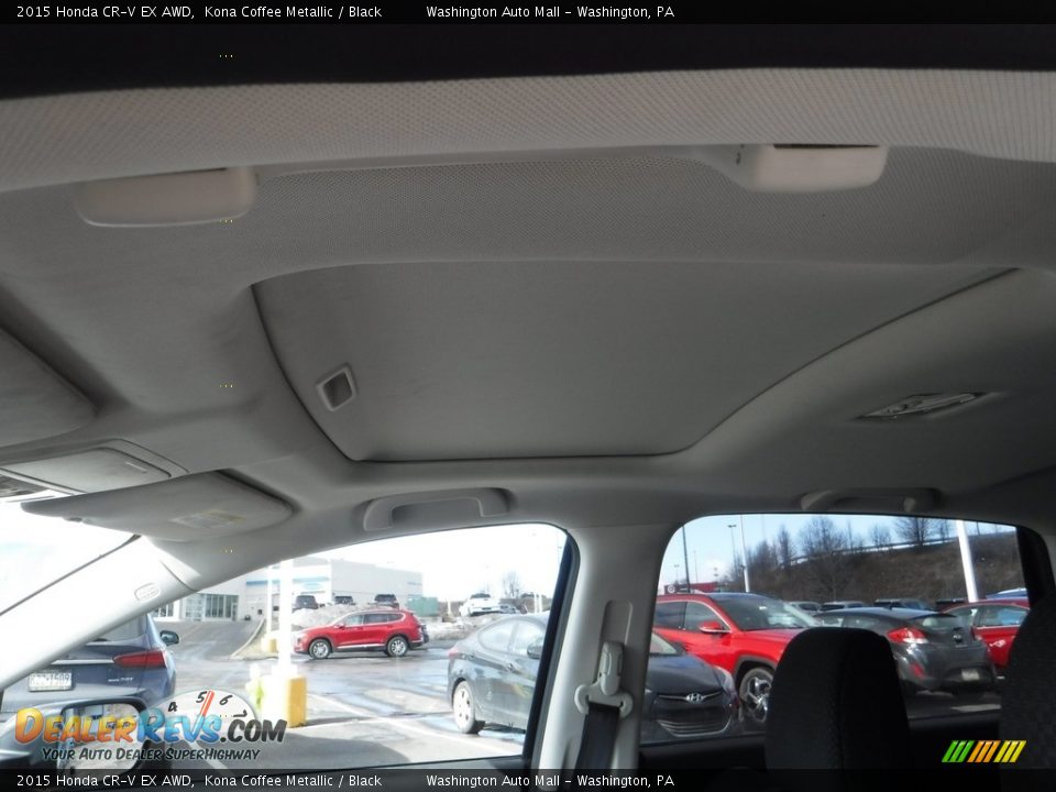 2015 Honda CR-V EX AWD Kona Coffee Metallic / Black Photo #12