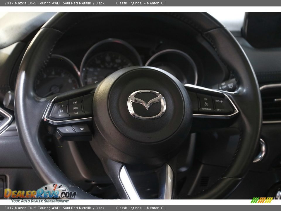 2017 Mazda CX-5 Touring AWD Soul Red Metallic / Black Photo #7