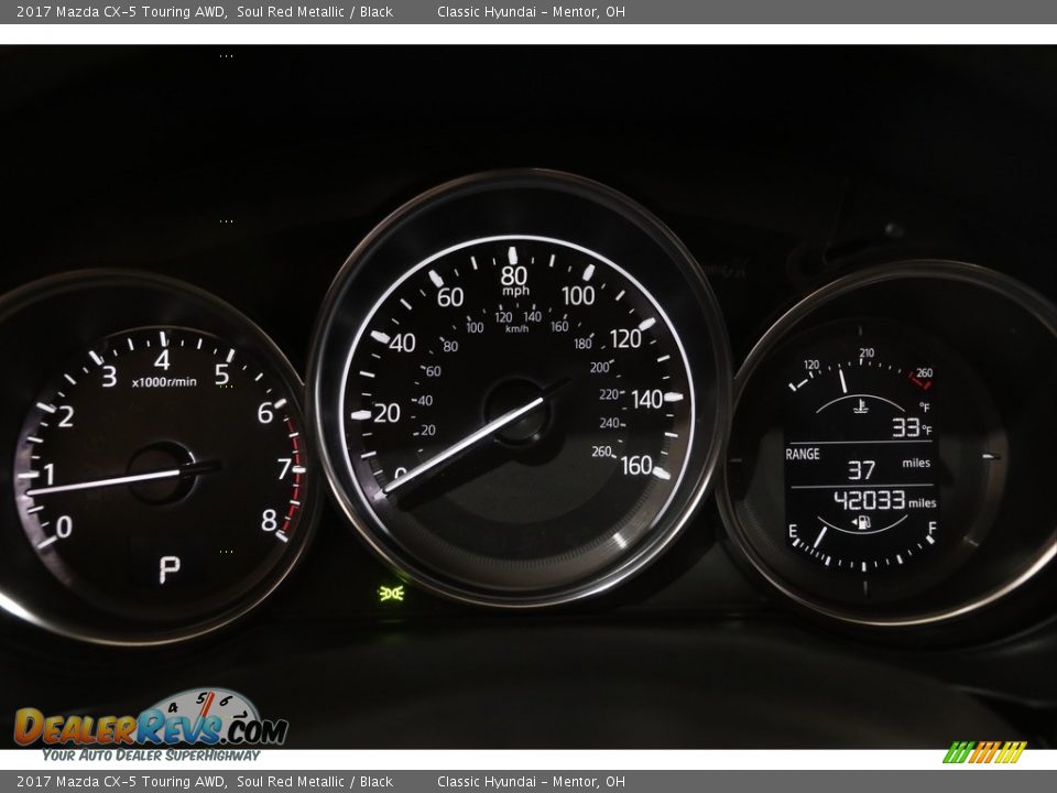 2017 Mazda CX-5 Touring AWD Soul Red Metallic / Black Photo #8