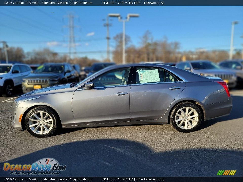 Satin Steel Metallic 2019 Cadillac CTS AWD Photo #16