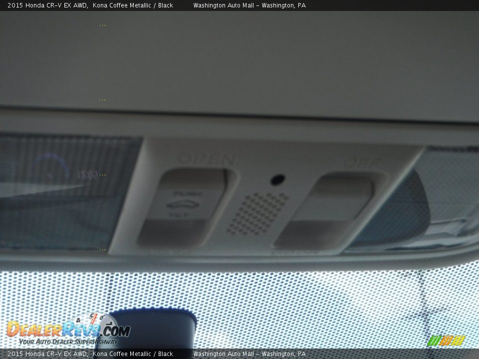 2015 Honda CR-V EX AWD Kona Coffee Metallic / Black Photo #22