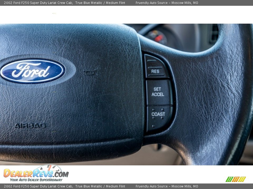 2002 Ford F250 Super Duty Lariat Crew Cab Steering Wheel Photo #29