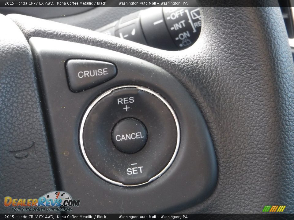 2015 Honda CR-V EX AWD Kona Coffee Metallic / Black Photo #25