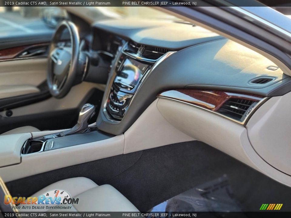 2019 Cadillac CTS AWD Satin Steel Metallic / Light Platinum Photo #22