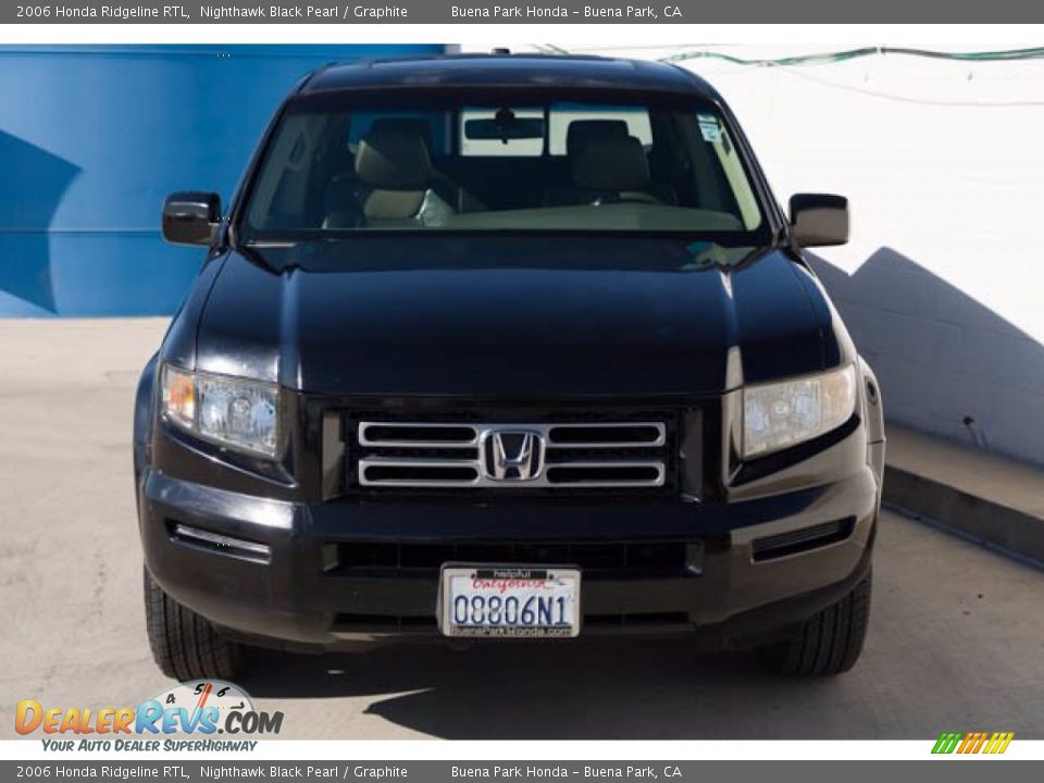 2006 Honda Ridgeline RTL Nighthawk Black Pearl / Graphite Photo #7