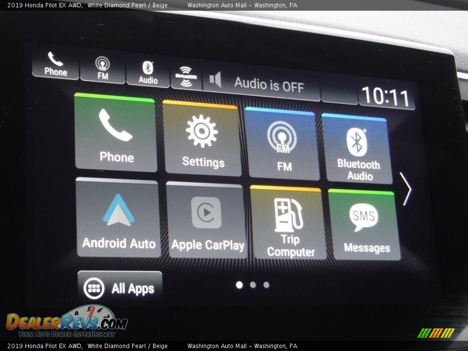 2019 Honda Pilot EX AWD White Diamond Pearl / Beige Photo #19