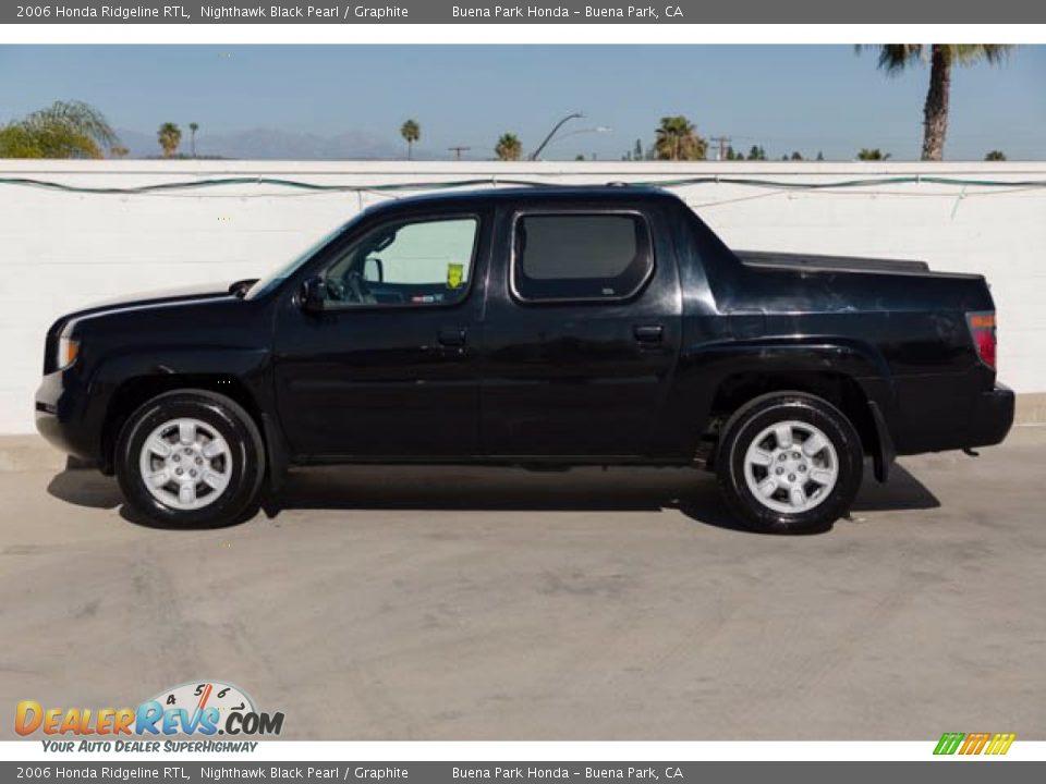 2006 Honda Ridgeline RTL Nighthawk Black Pearl / Graphite Photo #10