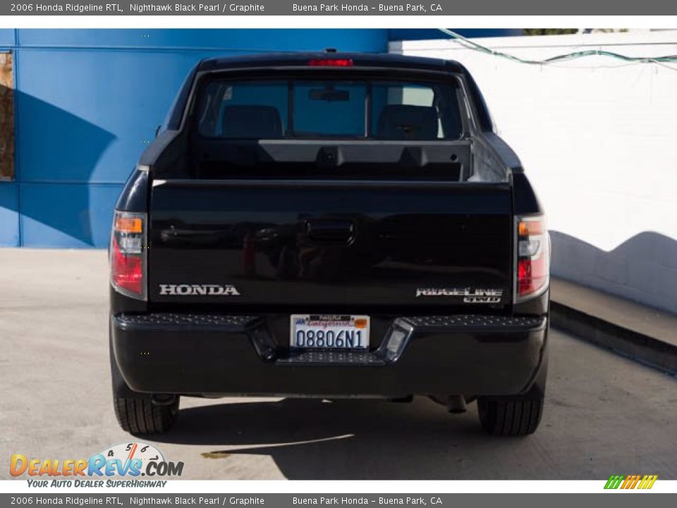 2006 Honda Ridgeline RTL Nighthawk Black Pearl / Graphite Photo #11