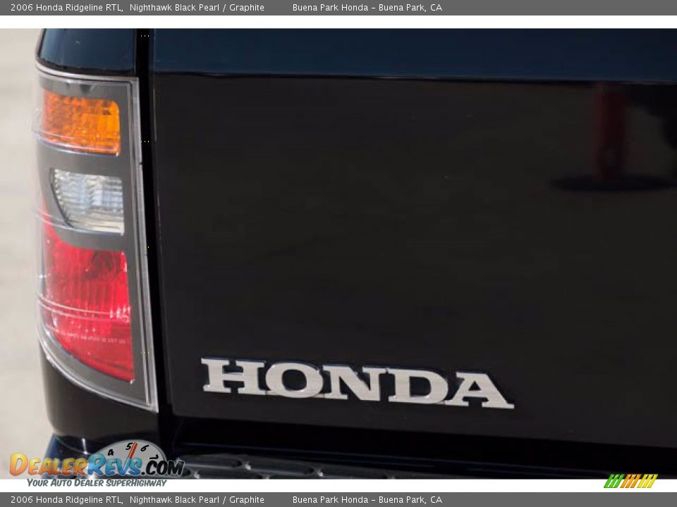 2006 Honda Ridgeline RTL Nighthawk Black Pearl / Graphite Photo #13