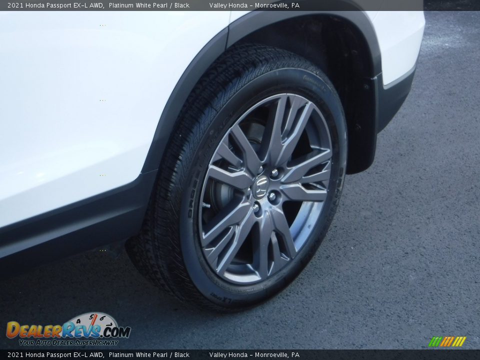 2021 Honda Passport EX-L AWD Platinum White Pearl / Black Photo #3