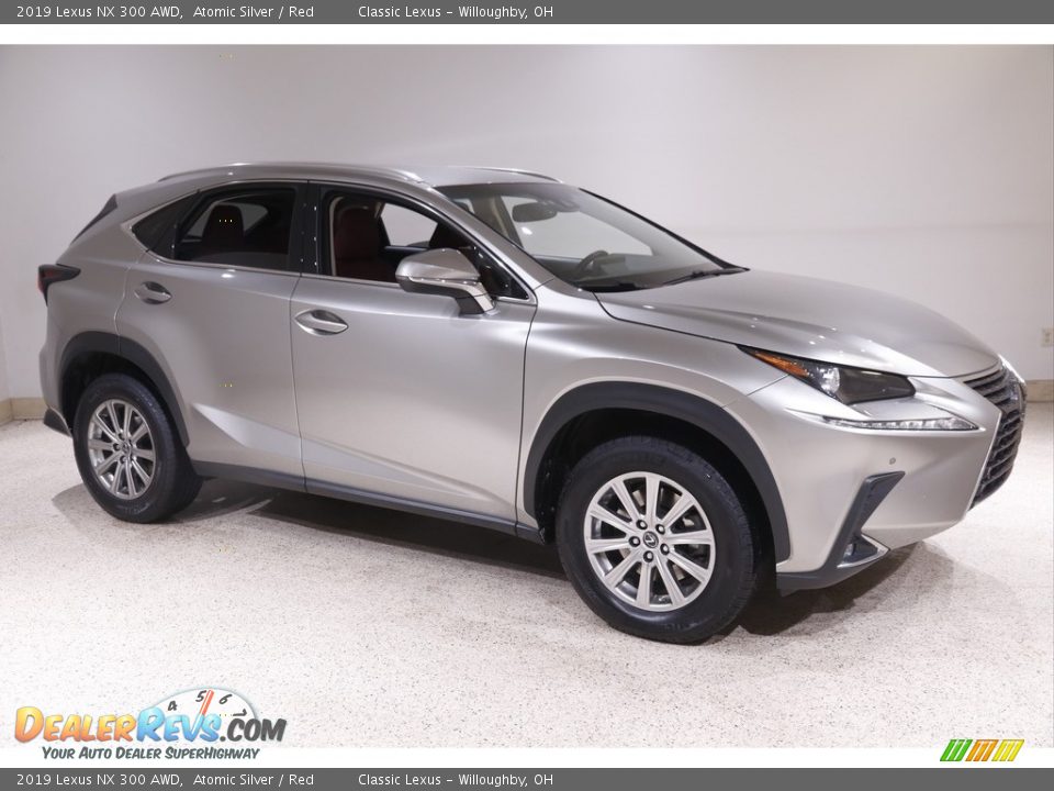 2019 Lexus NX 300 AWD Atomic Silver / Red Photo #1