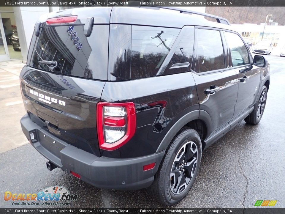 2021 Ford Bronco Sport Outer Banks 4x4 Shadow Black / Ebony/Roast Photo #2