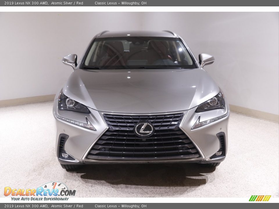 2019 Lexus NX 300 AWD Atomic Silver / Red Photo #2