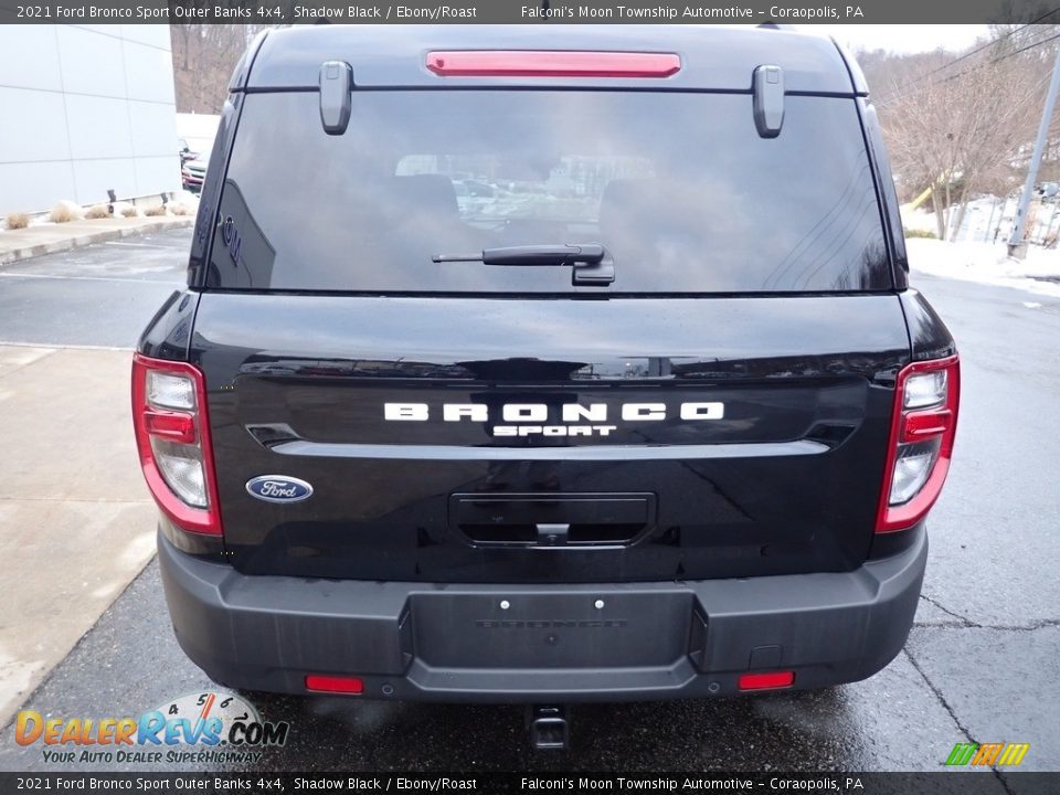 2021 Ford Bronco Sport Outer Banks 4x4 Shadow Black / Ebony/Roast Photo #3