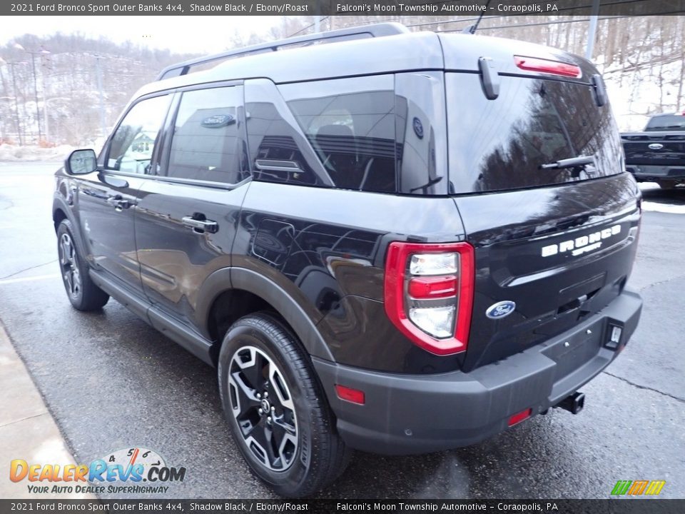 2021 Ford Bronco Sport Outer Banks 4x4 Shadow Black / Ebony/Roast Photo #5