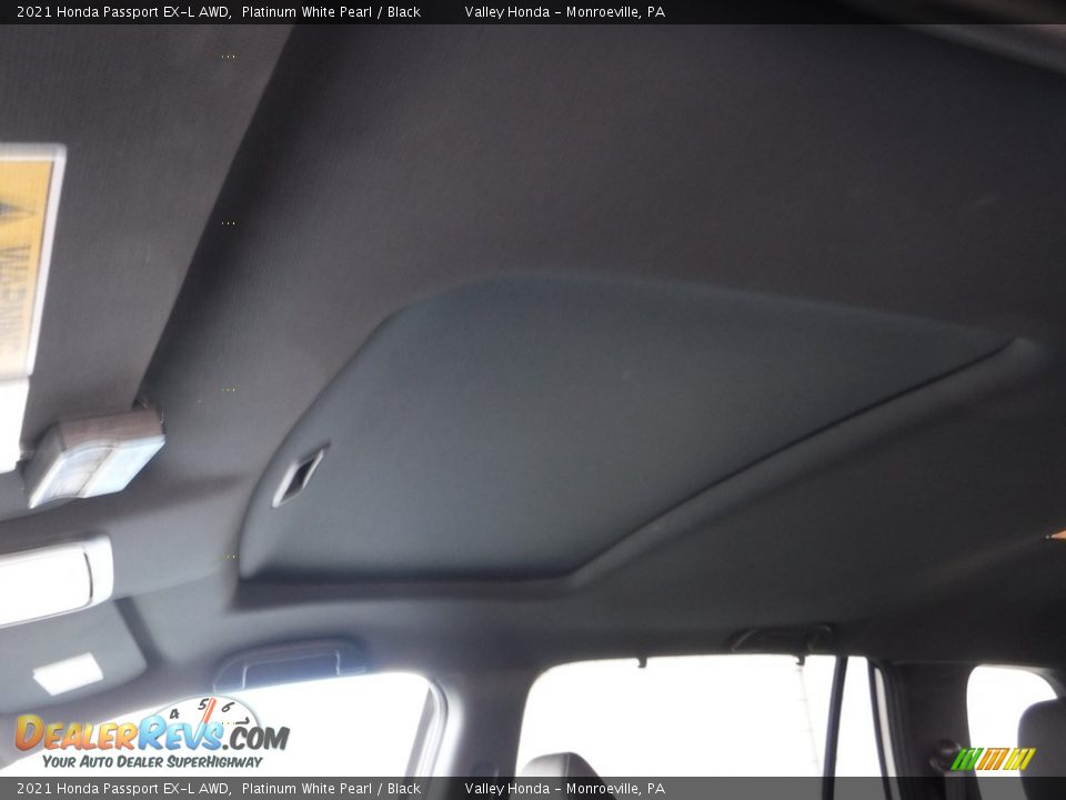 2021 Honda Passport EX-L AWD Platinum White Pearl / Black Photo #9