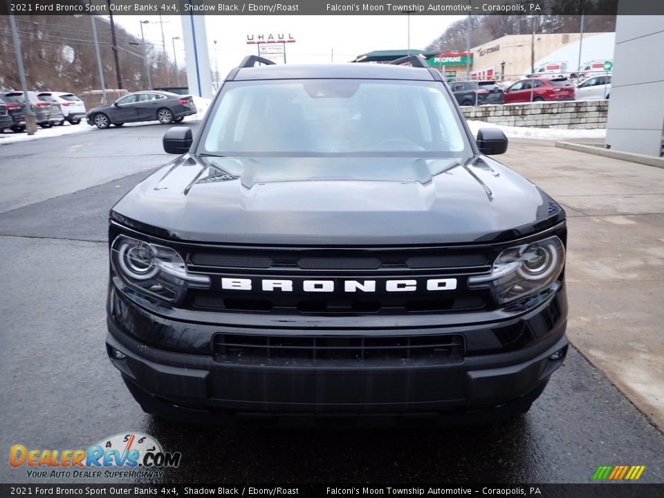 2021 Ford Bronco Sport Outer Banks 4x4 Shadow Black / Ebony/Roast Photo #8