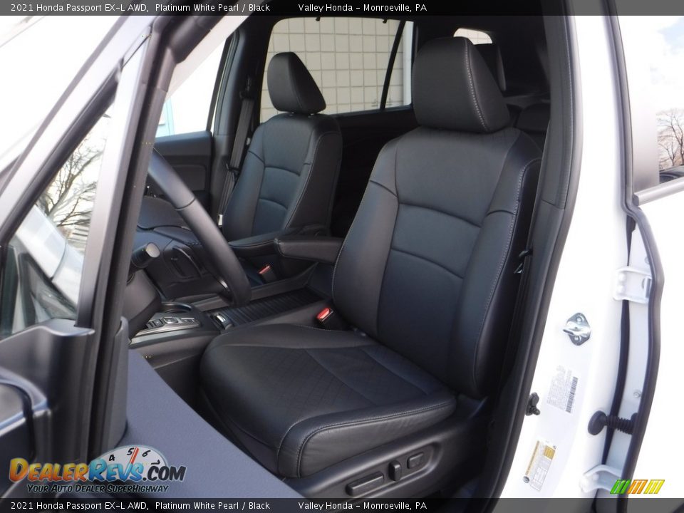 2021 Honda Passport EX-L AWD Platinum White Pearl / Black Photo #14