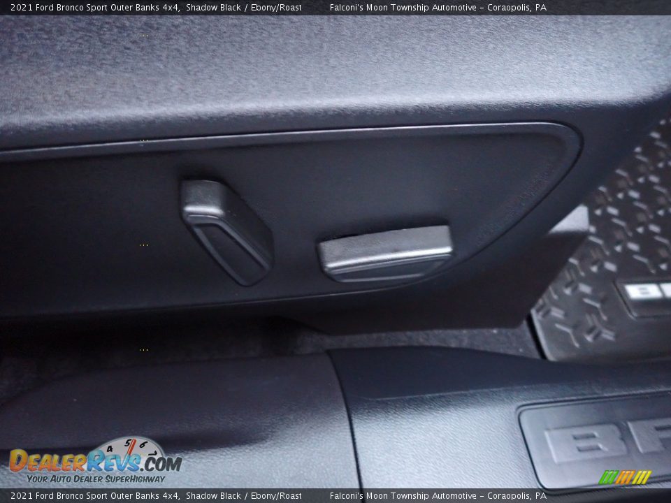 2021 Ford Bronco Sport Outer Banks 4x4 Shadow Black / Ebony/Roast Photo #13