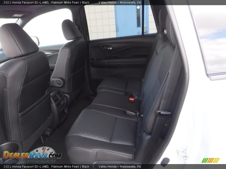 2021 Honda Passport EX-L AWD Platinum White Pearl / Black Photo #27