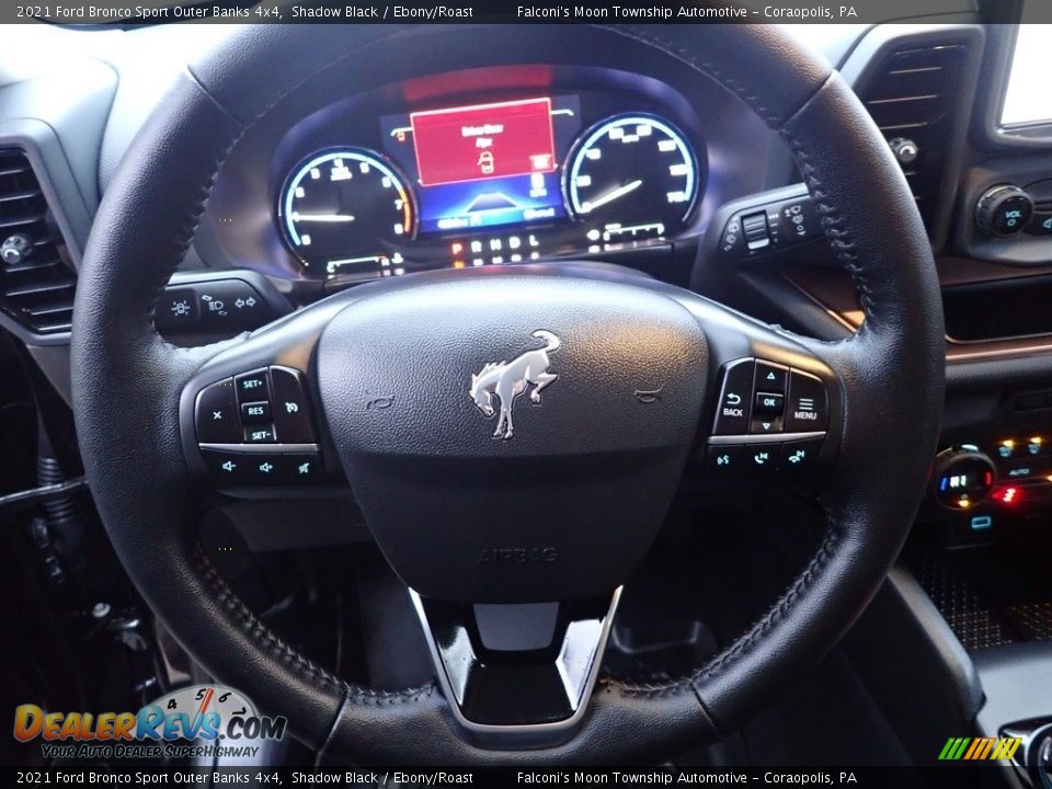 2021 Ford Bronco Sport Outer Banks 4x4 Steering Wheel Photo #25