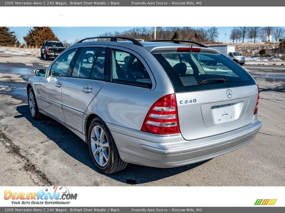 2005 Mercedes-Benz C 240 Wagon Brilliant Silver Metallic / Black Photo #6