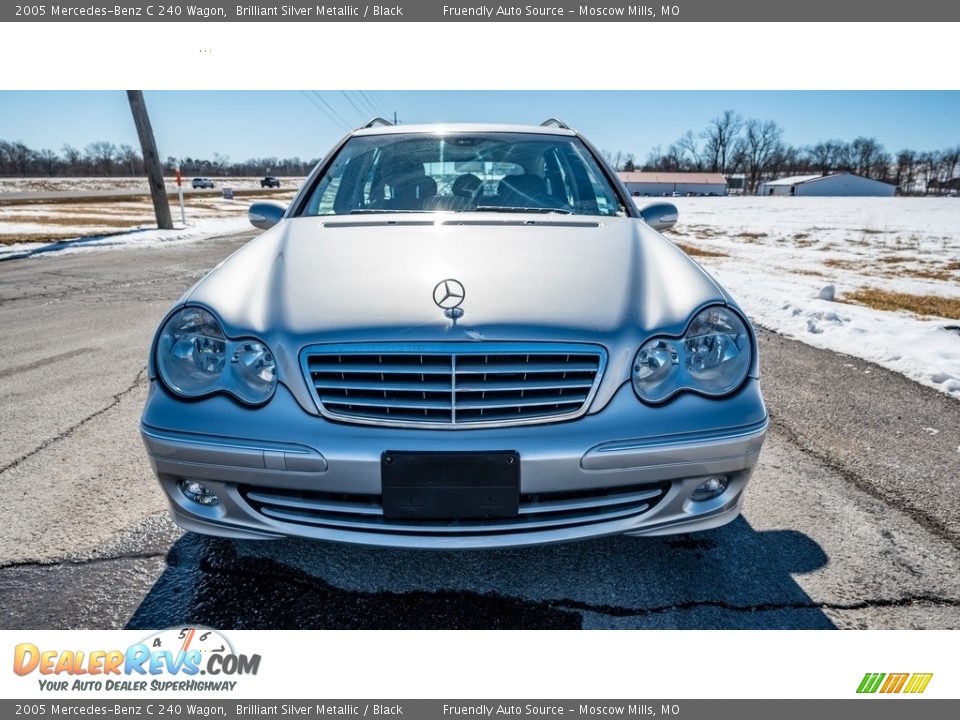 2005 Mercedes-Benz C 240 Wagon Brilliant Silver Metallic / Black Photo #9