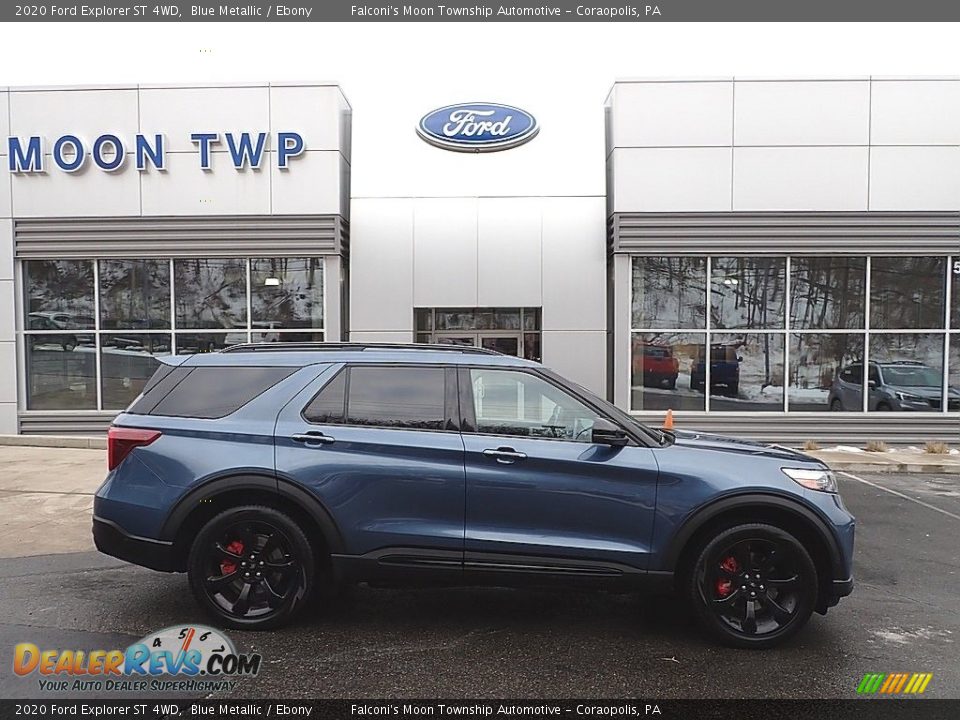 2020 Ford Explorer ST 4WD Blue Metallic / Ebony Photo #1