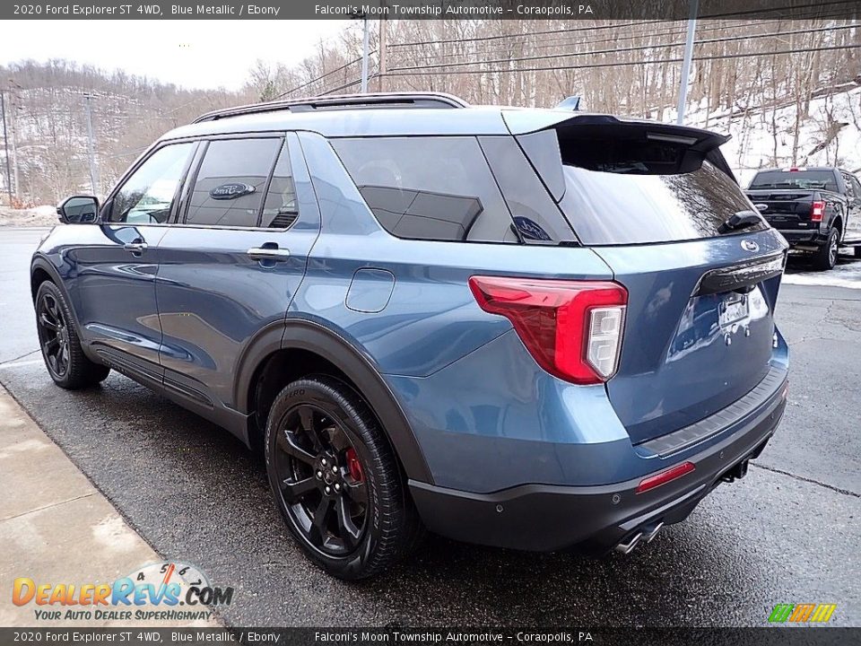 2020 Ford Explorer ST 4WD Blue Metallic / Ebony Photo #5