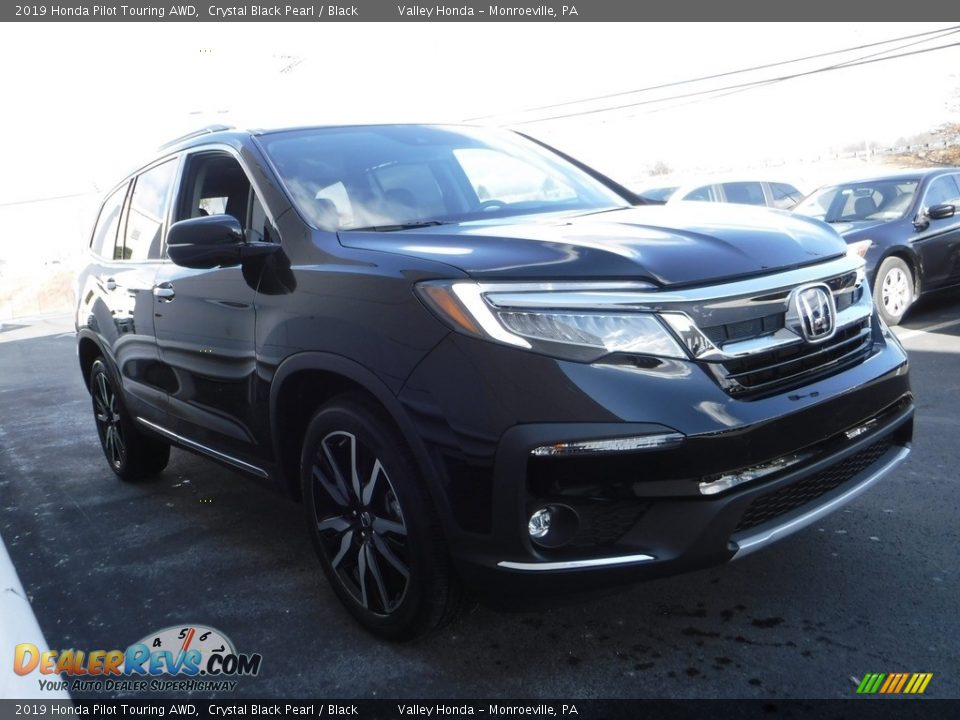 2019 Honda Pilot Touring AWD Crystal Black Pearl / Black Photo #6