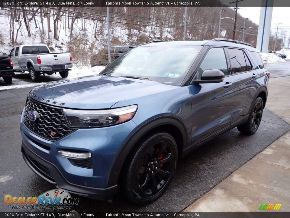 2020 Ford Explorer ST 4WD Blue Metallic / Ebony Photo #7