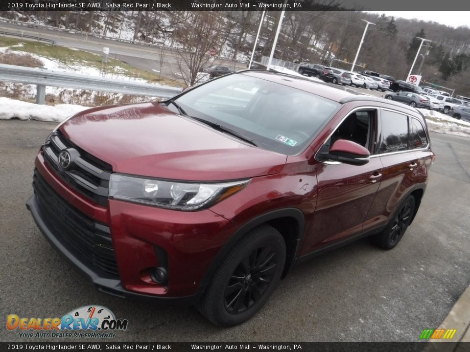 2019 Toyota Highlander SE AWD Salsa Red Pearl / Black Photo #12