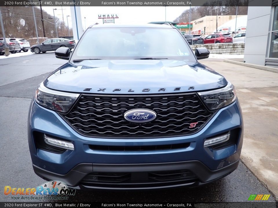 2020 Ford Explorer ST 4WD Blue Metallic / Ebony Photo #8