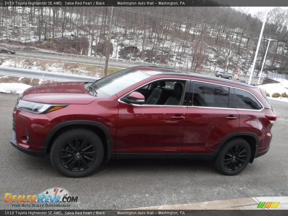 2019 Toyota Highlander SE AWD Salsa Red Pearl / Black Photo #13