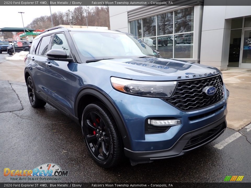 2020 Ford Explorer ST 4WD Blue Metallic / Ebony Photo #9