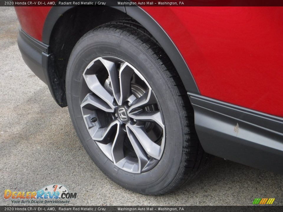 2020 Honda CR-V EX-L AWD Radiant Red Metallic / Gray Photo #4