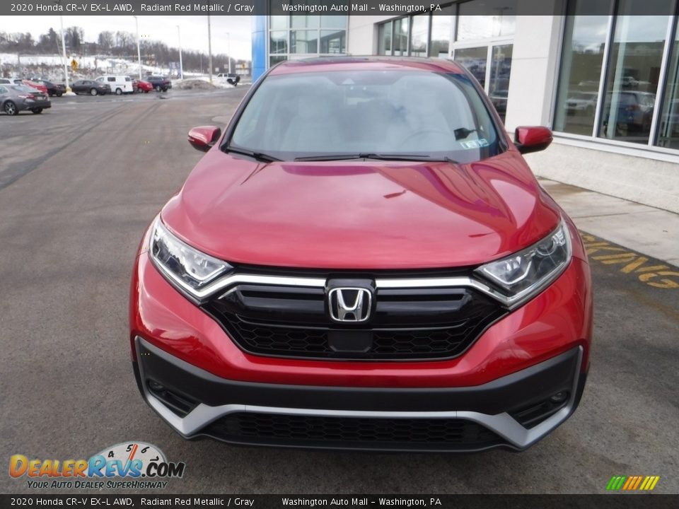 2020 Honda CR-V EX-L AWD Radiant Red Metallic / Gray Photo #5