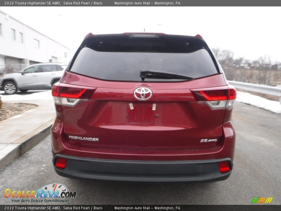 2019 Toyota Highlander SE AWD Salsa Red Pearl / Black Photo #16